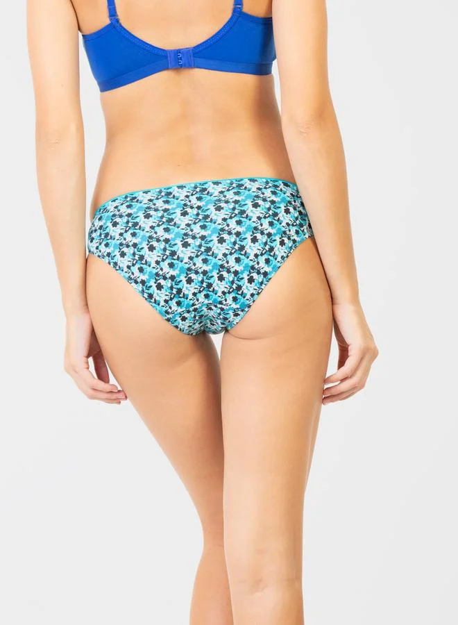 Envie  Pack Of 3 - Cotton Floral Print Bikini for Women | Best Price UAE