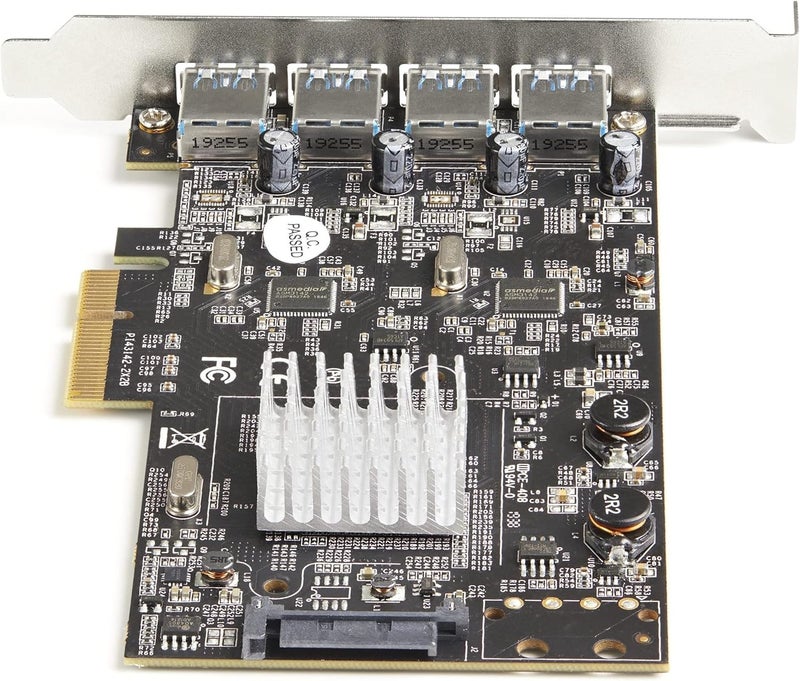 StarTech .com 4-Port USB PCIe Card, USB 10Gbps, PCI Express Expansion Card with 2 Controllers, 4X Type-A Ports, PCIe Add-On Adapter Card, Windows/Mac/Linux - Image 3