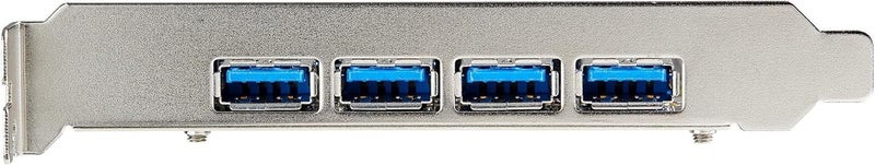 StarTech .com 4-Port USB PCIe Card, USB 10Gbps, PCI Express Expansion Card with 2 Controllers, 4X Type-A Ports, PCIe Add-On Adapter Card, Windows/Mac/Linux - Image 2
