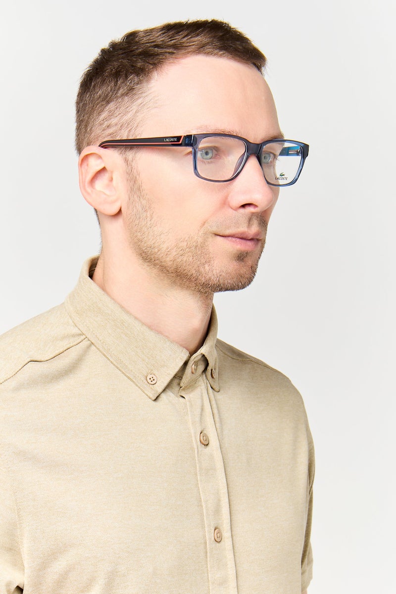 LACOSTE Men L2692 Square Eyeglasses, Blue - Image 2