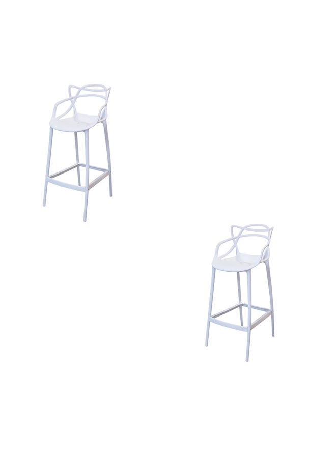 JILPHAR FURNITURE Jilphar Furniture Half Molded High Bar Chair -1326B set of 2pcs 