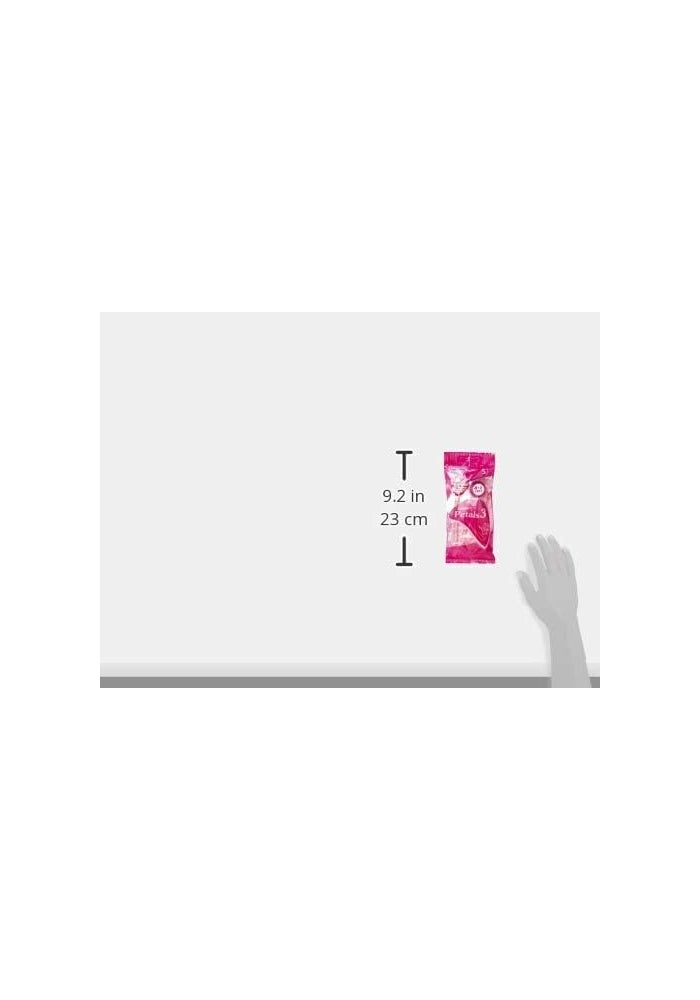 LASER شفرة حلاقة ليزر بتلات 3 ثلاث شفرات للاستخدام مرة واحدة للنساء - غنية بالألوة فيرا وفيتامين E - 5 قطع - Image 3