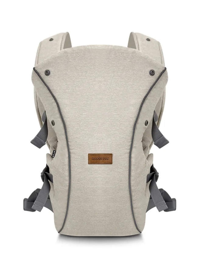 neobreez ATLIX 3-in-1 Convertible Adjustable Wrap Baby Carrier for Newborns To Toddler,  Extra Soft&Ergonomic Baby Wrap with Head Support, Detachable Privacy Hood&Saliva Bib, Infant Carrier, 8-33lbs, 3-15kg