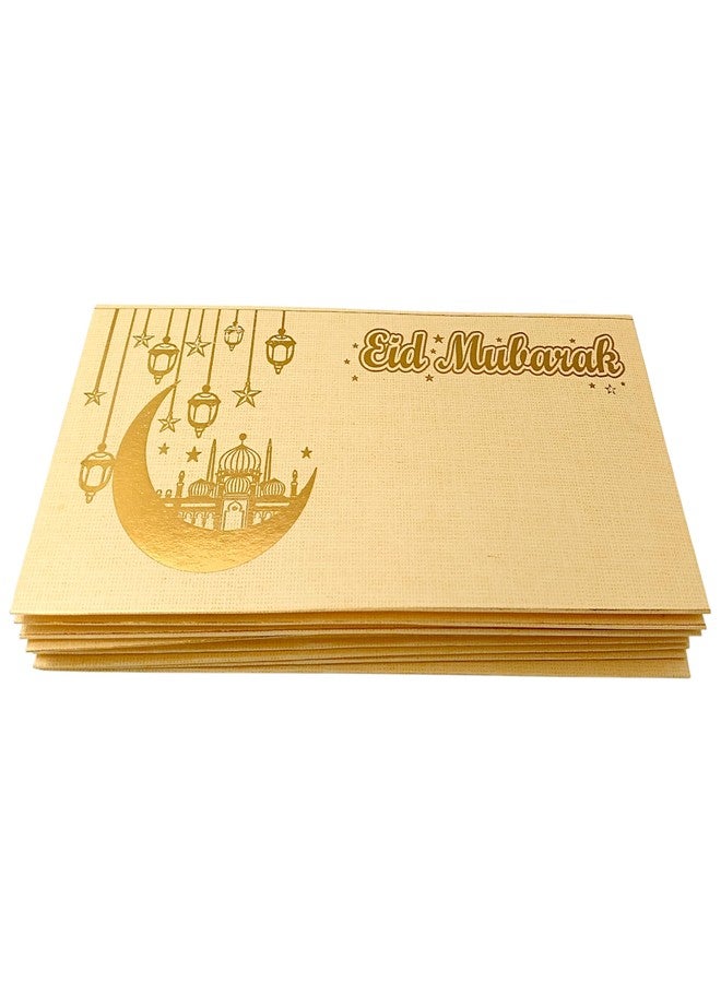 Unwrap Delights Pack of 10 Pcs Eid Mubarak Envelope For Eid (Floral) Envelope (Each Color 2pcs) Envelopes - Image 4