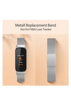 Y&D Metal Strap, Compatible with Fitbit Luxe Straps for Women Men, Magnetic Clasp Stainless Steel Mesh Loop Adjustable Wristband Replacement Strap Fitness Tracker  - Image 4