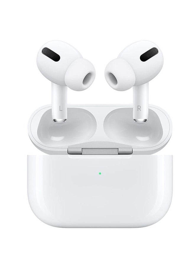 JAJEEK Earphone Airbuds Pro True Wireless , With Charging Case White - Image 1