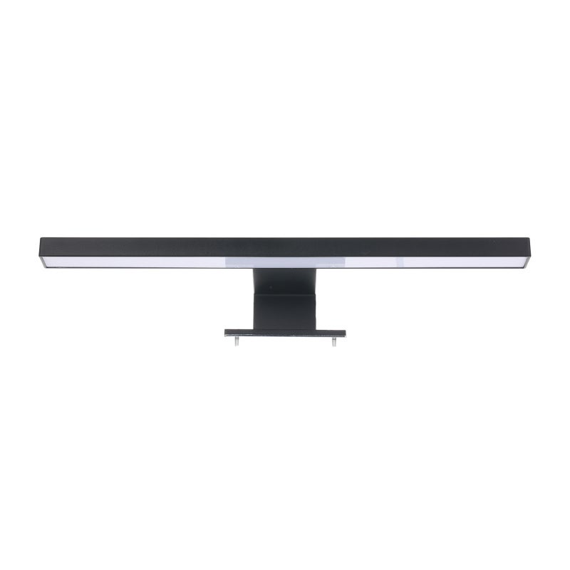 Mirror Light 30CM 6W Black: Stylish Modern Design - Easy To Install LED Light with Even Light Distribution for Bathroom Cabinet Makeup Use - Image 2