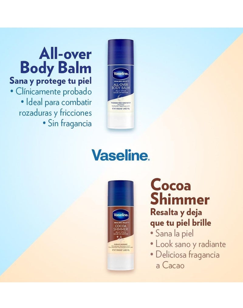 Vaseline Healing Jelly All-Over Body Balm Stick (40 g) - Image 4
