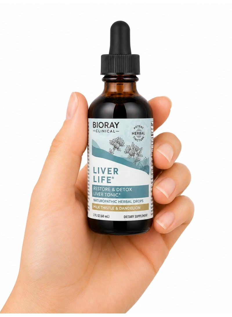 BIORAY Liver Lover®, Revitalizing Liver Tonic, 2 fl oz (60 ml) - Image 3