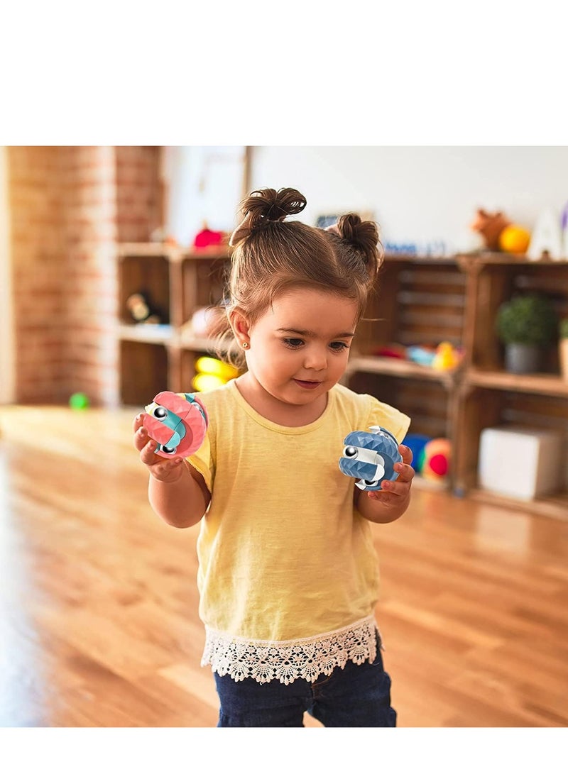 لعبة المكعب السحري، كرة مسار خرز المكعبات الدوارة، كرة ألغاز، ألعاب دوارة، ألعاب دوارة تخفف من القلق والتوتر وتزيل التوتر بأطراف الأصابع، ألعاب تفاعلية للأطفال والكبار - Image 3