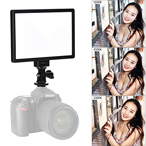 VILTROX L116T CRI95+ Super Slim Dimmable LED Light Panel,Bi-Color 3300K-5600K LED Video Light with LCD Control/Light - Image 1