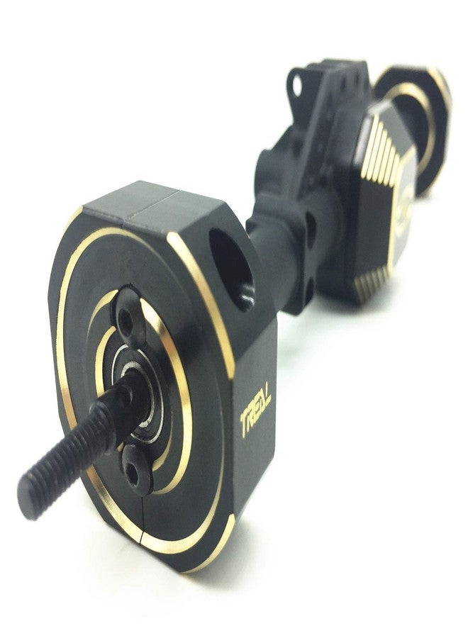 Treal Brass Heavy Duty Counterweight Rear Axle Balance Weights (2) for Element Enduro RC (Black) - Image 2