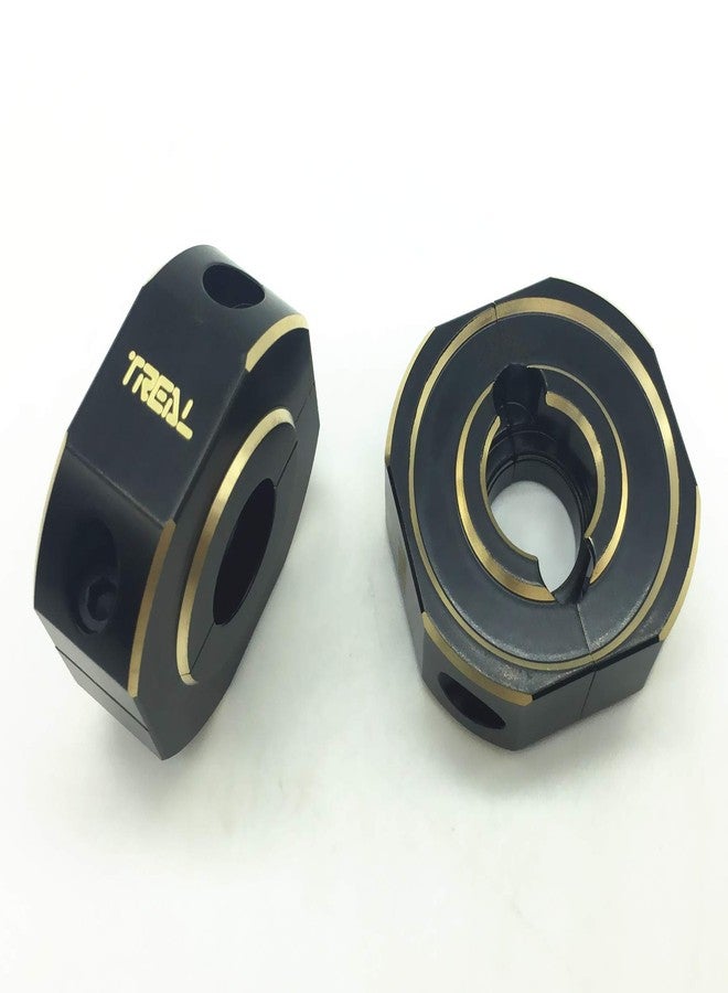 Treal Brass Heavy Duty Counterweight Rear Axle Balance Weights (2) for Element Enduro RC (Black) - Image 3