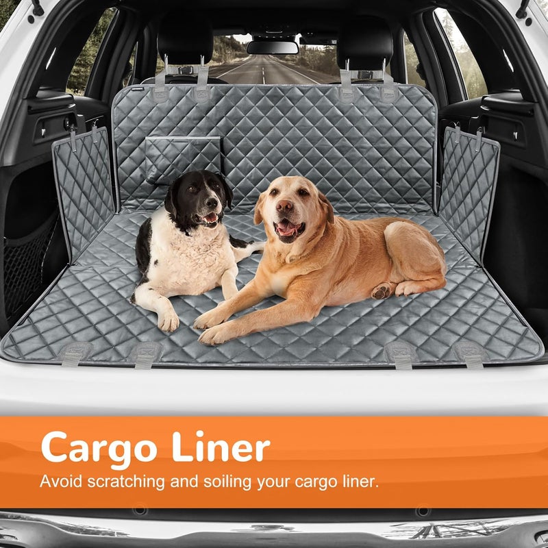 URPOWER Cross part assemble fit Dog Car Seat Cover for Back Seat Waterproof Seat Cover Hammock 600D Heavy Duty Scratch Proof Nonslip Durable Soft Backseat Covers for Cars Trucks and SUVs Budget friendly sizing alternatives - Image 4