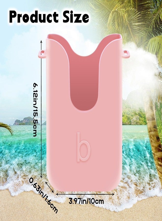 BestStone Silicone Phone Holder for Bogg Bags, Compatible Phone Case Attachment, Beach Tote Bag Accessory - Ideal Holder for Bogg & Similar Beach Bags (Blowing Pink) - Image 2