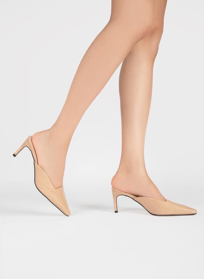 ريد حذاء ميولز سادة بمقدمة مدببة - Image 5