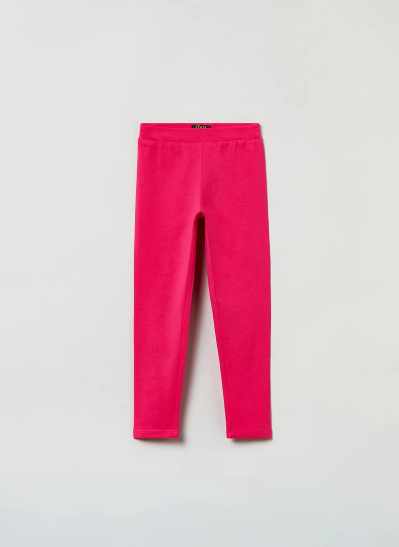 او في اس Ovs Stretch Cotton Leggings