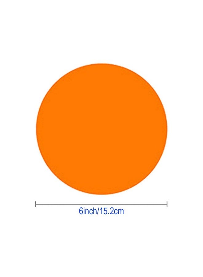 ايلان 24 قطعة من النقاط القابلة للمسح الجاف الملونة لطاولات الفصول الدراسية، لوحة قابلة للمسح الجاف للمكتب، ملصق قابل للمسح الجاف للحائط، نقاط قابلة للمسح الجاف للطاولات (6 بوصات) - Image 2