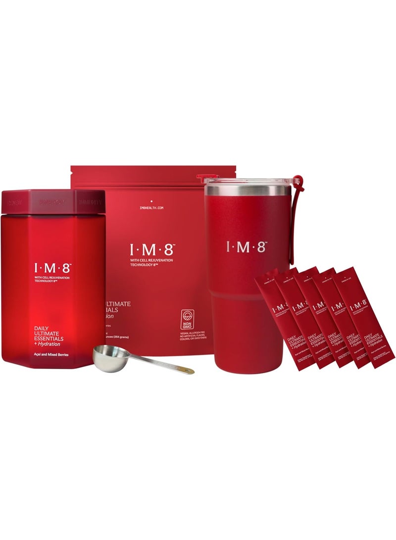 IM Daily Ultimate Essentials All-in-One Multivitamin Supplement (30 Servings, Starter Kit - Scoop + Tumbler Included) - Image 1
