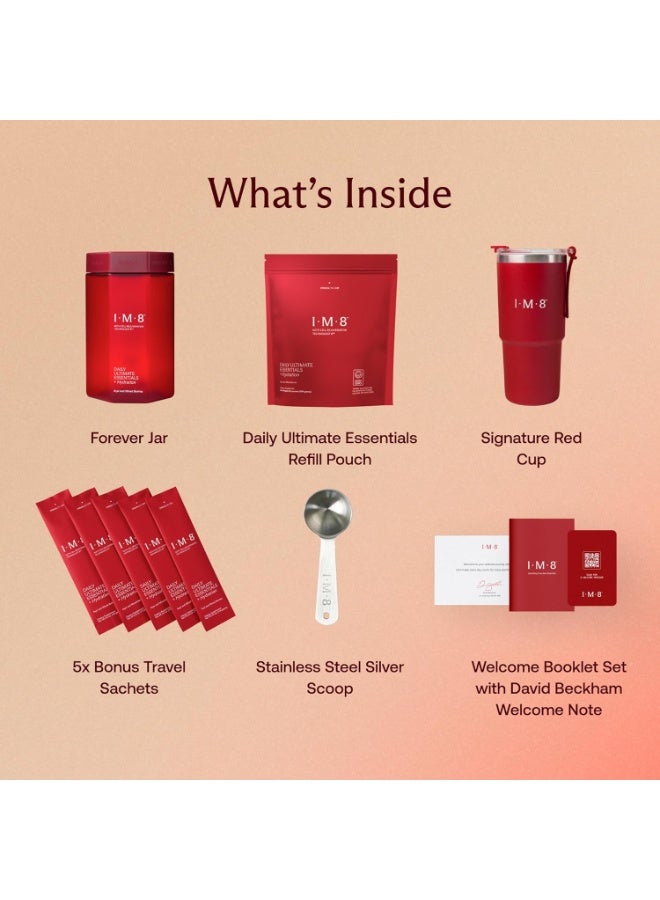 IM Daily Ultimate Essentials All-in-One Multivitamin Supplement (30 Servings, Starter Kit - Scoop + Tumbler Included) - Image 2