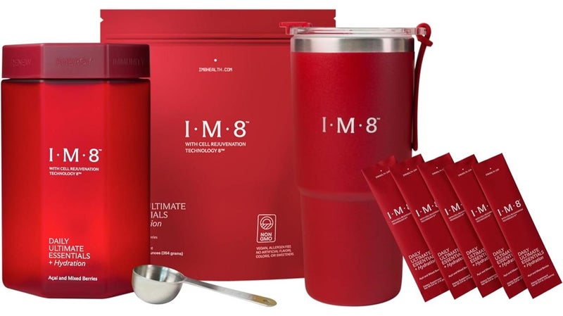 IM8 Daily Ultimate Essentials All-in-One Multivitamin Supplement (30 Servings, Starter Kit - Scoop + Tumbler Included) - Image 1