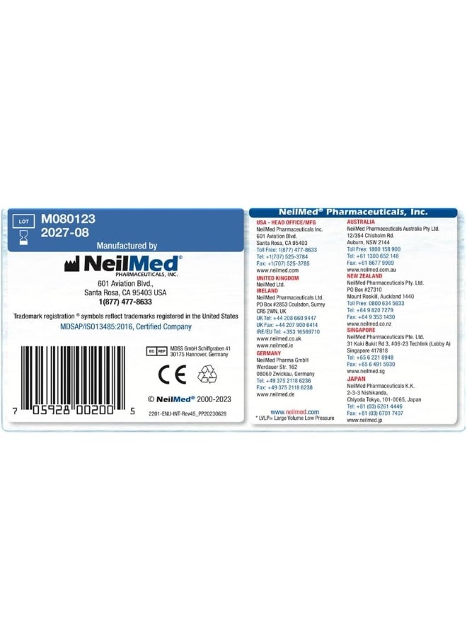 NeilMed Sinus Rinse All Natural Relief Premixed Refill Packets 120 Count (Pack Of 1)  - Image 5