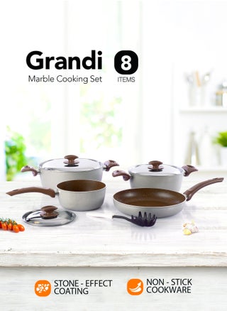 8 Pieces Brown