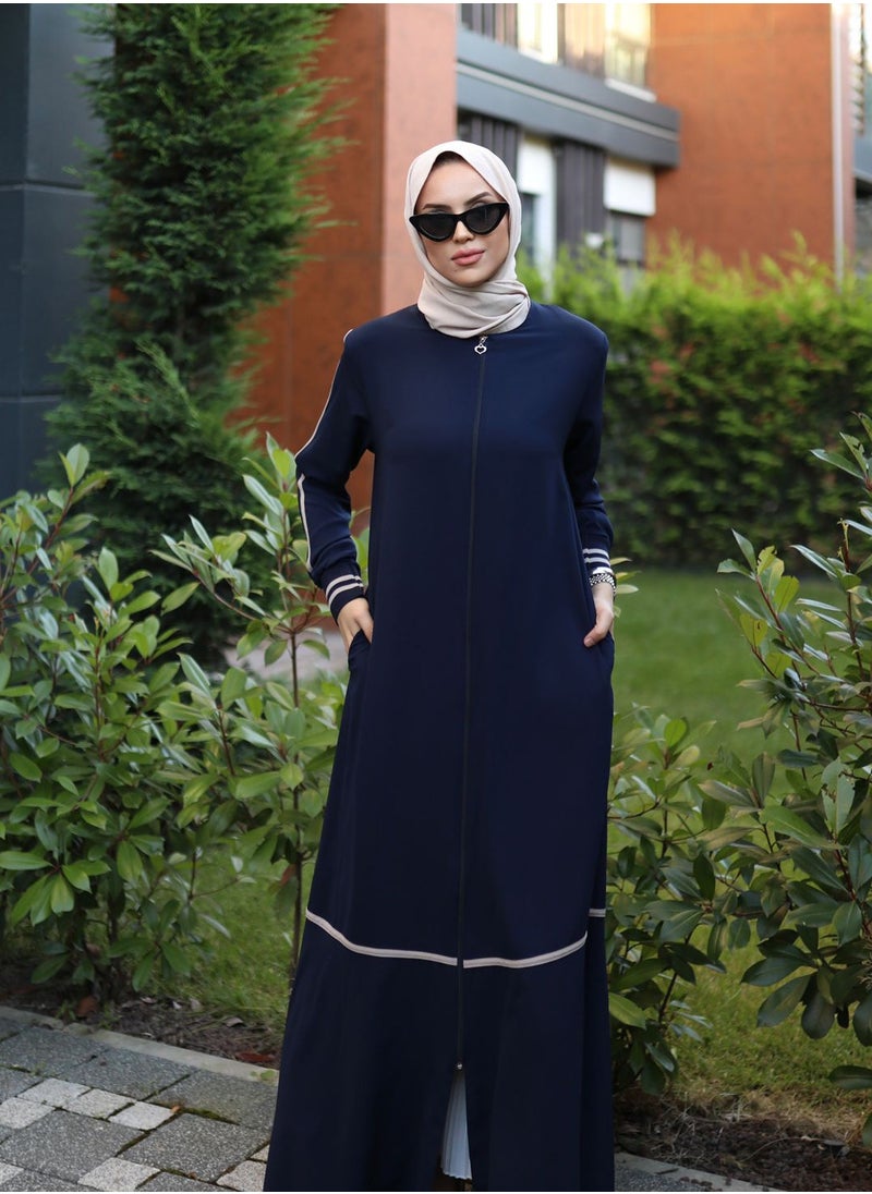 OLUDENIZ - Womens Abaya Luxurious Turkish-Made Abaya Dress for Girls - A Perfect Blend of Elegance and Modern Sophistication - Image 1