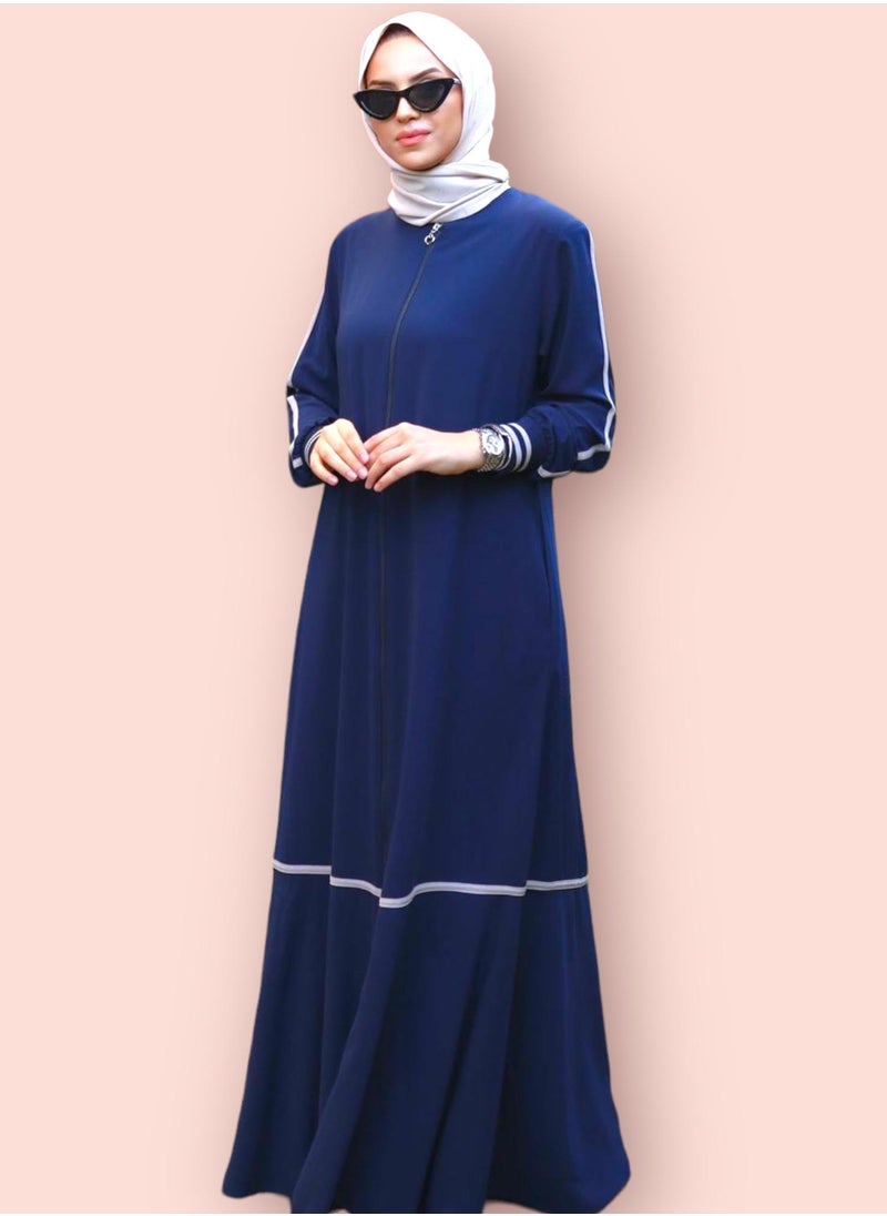 OLUDENIZ - Womens Abaya Luxurious Turkish-Made Abaya Dress for Girls - A Perfect Blend of Elegance and Modern Sophistication - Image 1