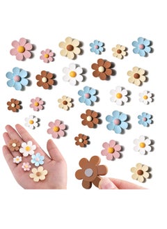 Excefore Fridge Magnets, 25Pcs Mini Daisy Refrigerator Magnets Cute Magnets,  Magnetic Flower Decals, for Locker Whiteboards Home Office Decor, for Kitchen, Locker, Whiteboard, Home  - Image 1