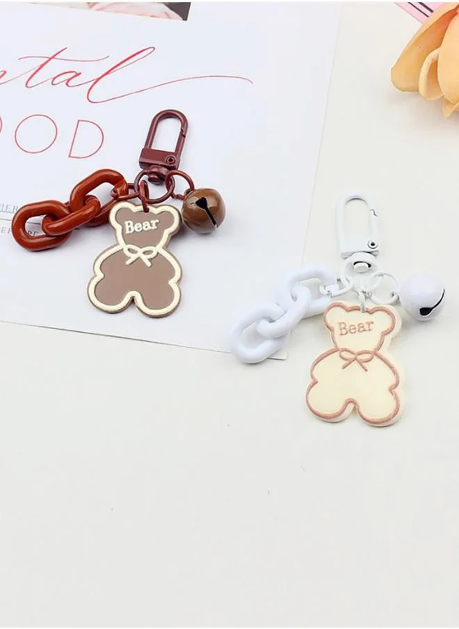 ستايلي Bear Charm Detail Key Chain
