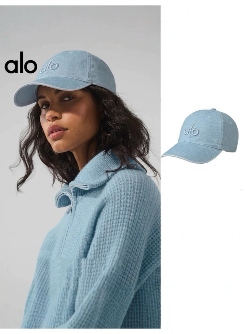 alo alo yoga baseball cap fashionable summer all-match sun hat travel wear duckbill cap - Image 1
