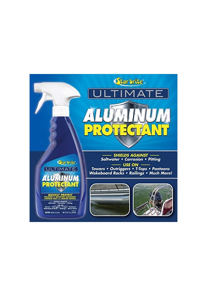 STAR BRITE Ultimate Aluminum Protectant Quick Protection for Polished Anodized Aluminum Shields Against Saltwater Corrosion Pitting Ideal for Towers Outriggers Pontoons 22 OZ 080922P - Image 3