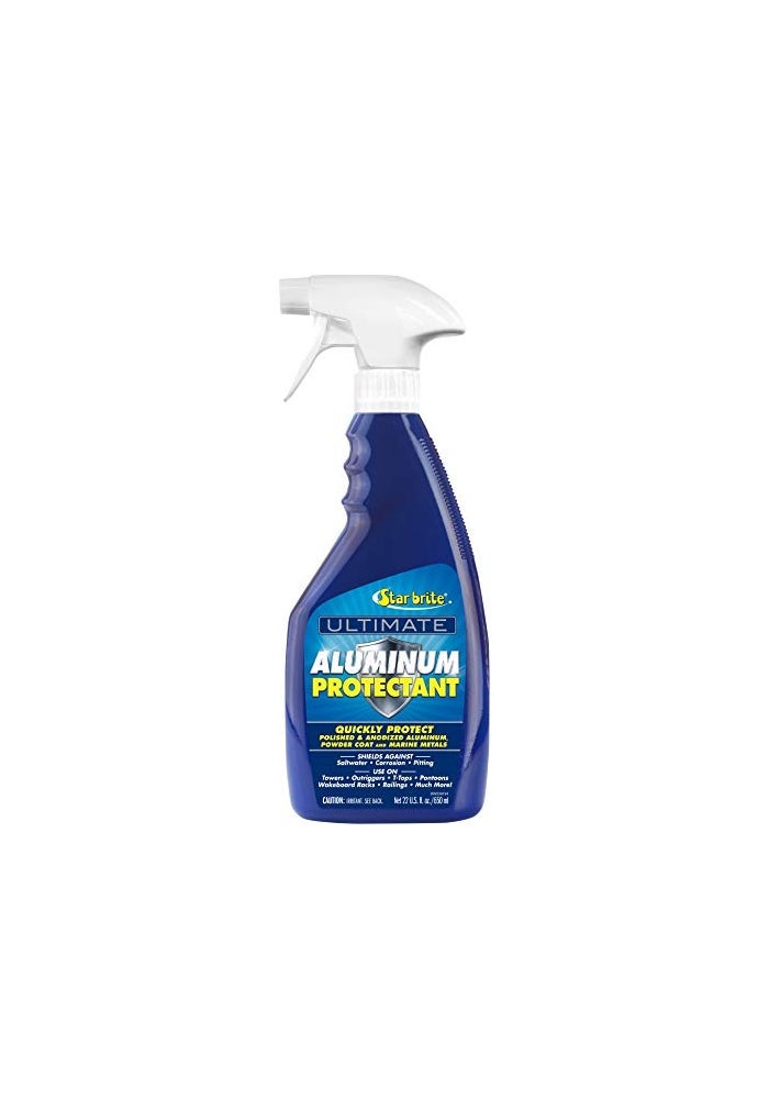 STAR BRITE Ultimate Aluminum Protectant Quick Protection for Polished Anodized Aluminum Shields Against Saltwater Corrosion Pitting Ideal for Towers Outriggers Pontoons 22 OZ 080922P - Image 1