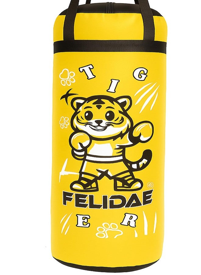 FELIDAE Boxing Kids for Age (5-13 Years) of 4 Boxing Kit Set | Punching Bag for Karate | Bounce-Back Martial Arts Bag for Boys & Girls to Relieve Energy and Build Skills (Yellow Black) - Image 5