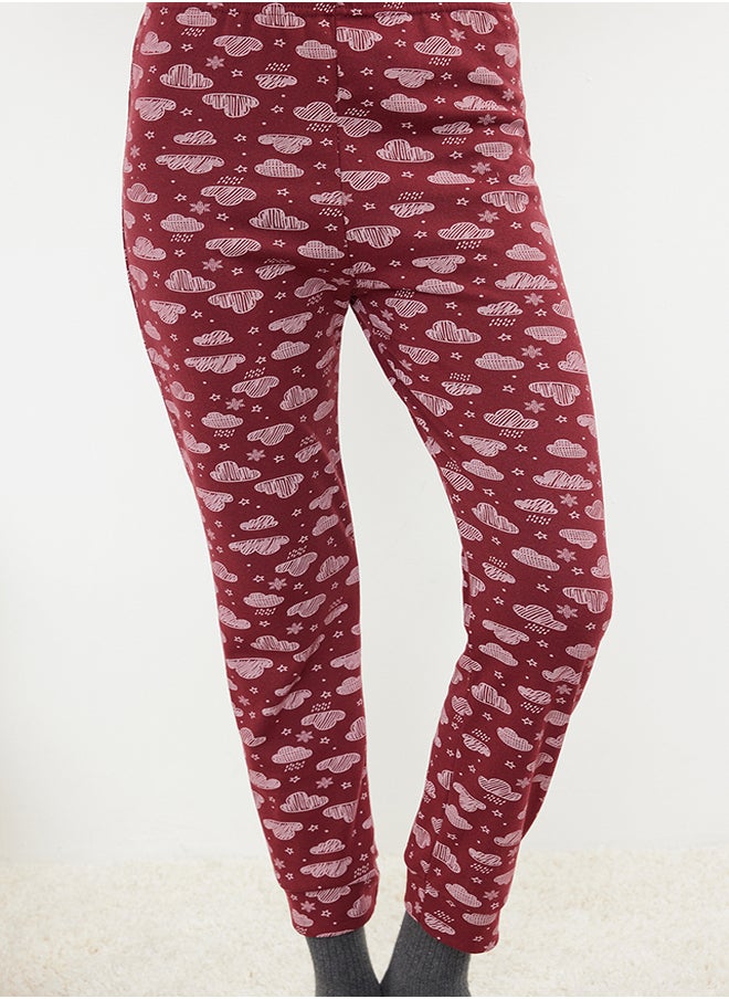 Burgundy-Multicolored Cotton Embroidered Knitted Pajama Set THMAW21PT0646 - pzsku/ZEE91B2E2F822C6355892Z/45/_/1730939780/55a52832-e732-453e-92ff-34e4c0eb5d29