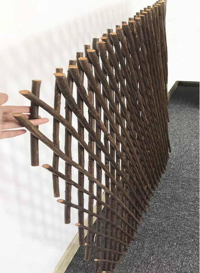 GLANT Lattice Fence Willow Expandable Plant Climbing Lattices Trellis Fence,Open Screen Willow Fencing,Willow Expandable Trellis Fence (2) - Image 5