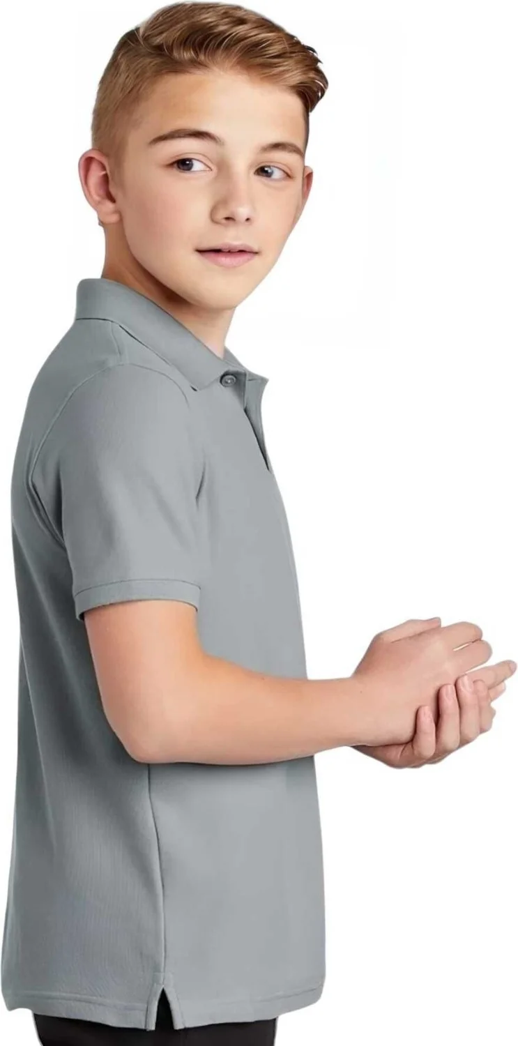 تيزجيلسين 3-Piece Boys Cotton Polo Collar T-Shirt Daily and School Uniform School T-Shirt