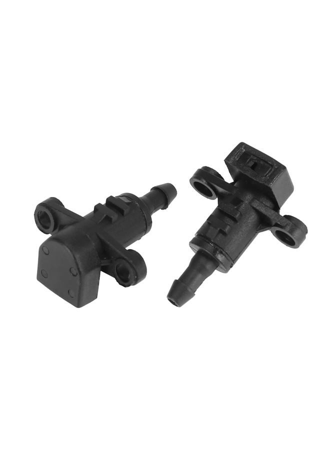 ACROPIX Front Windshield Washer Nozzles Fit for Hyundai Elantra with Hose Connector - Pack of 5 Black - Image 5