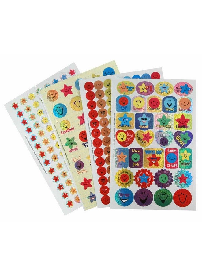 EUREKA Stars & Smiles Sparkle Sticker Book 268 Stickers - Image 3