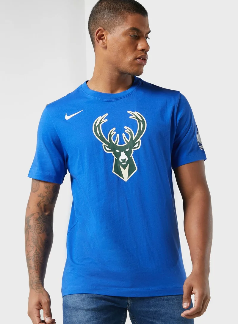 Nike Milwaukee Bucks City Edition Warm Up T-Shirt