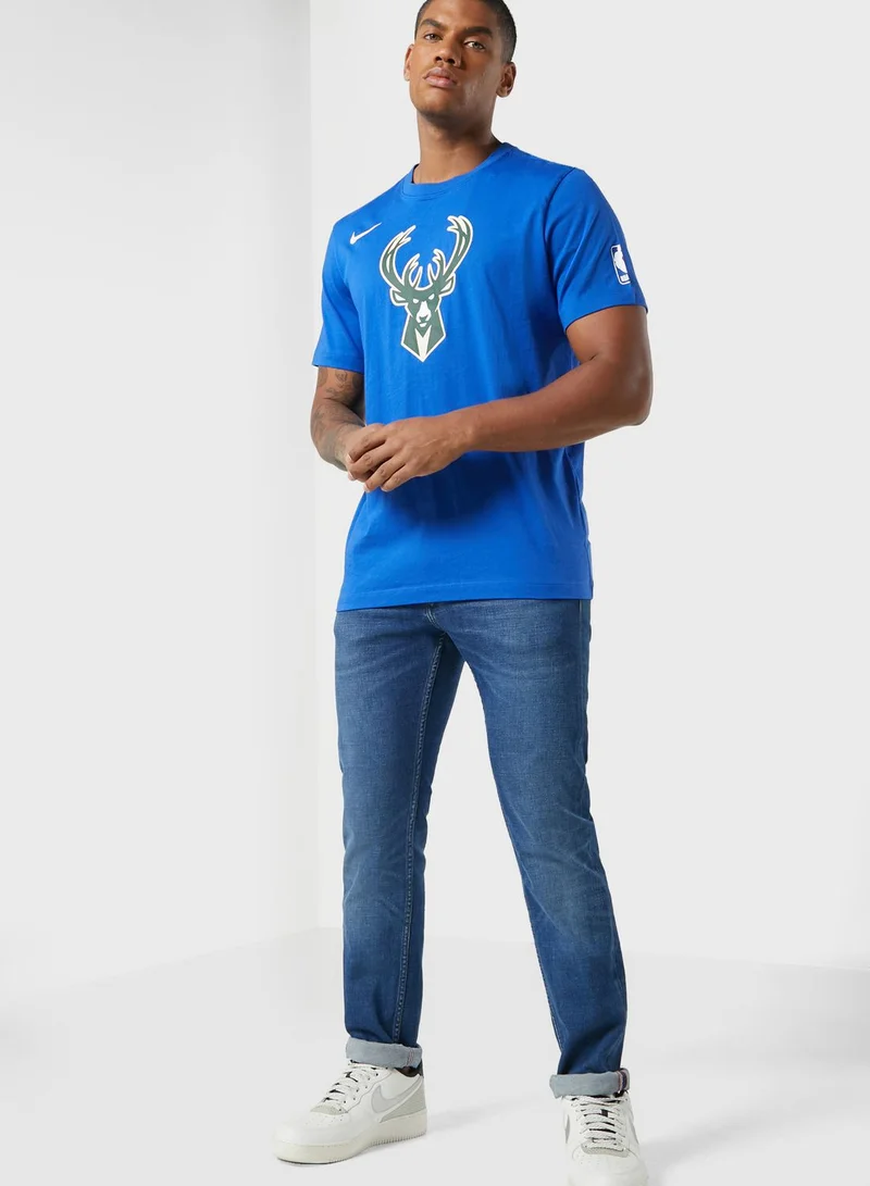 Nike Milwaukee Bucks City Edition Warm Up T-Shirt