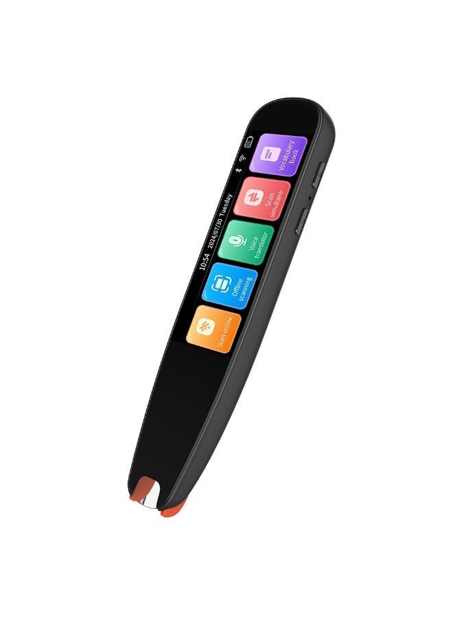 AI International Language Translator Pen,  Scanning Translation Pen,  3.69-inch Large-screen Reading Pen,  OCR Digital Pen Scanner, 142 Languages Translation Device Dyslexia Reading Tool, for Meetings Learning Travelling, Book Reading, Electronic Dictionary Pen, Exam Reading  Pen, Real-time Voice Translation Into 142 Languages Including Arabic, Online Multi Language Online Voice Translator Offline Scanning Pen - Image 2