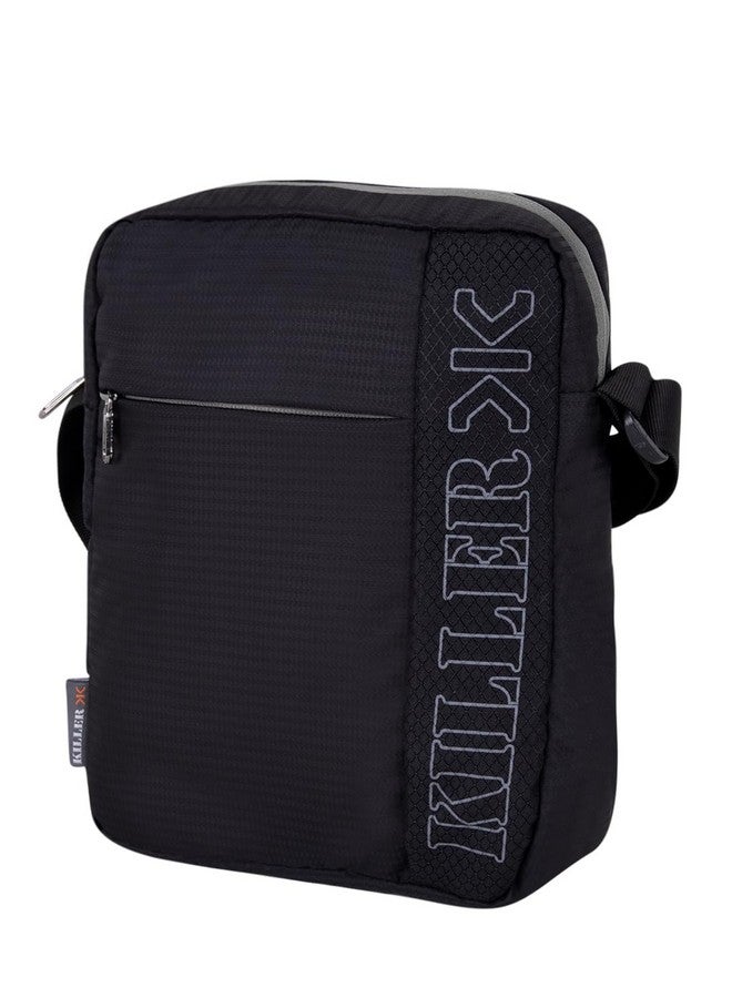 KILLER ENTIZO Traveler Sling Bag for 10" iPad/Tablet - Shoulder Side Sling Bag for Men - Black - Image 3
