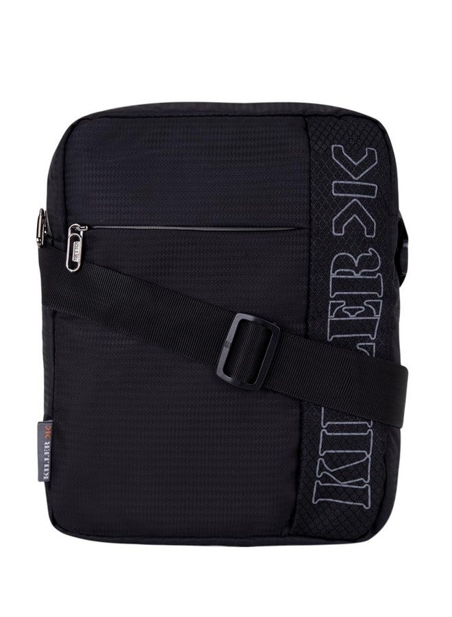 KILLER ENTIZO Traveler Sling Bag for 10" iPad/Tablet - Shoulder Side Sling Bag for Men - Black - Image 1