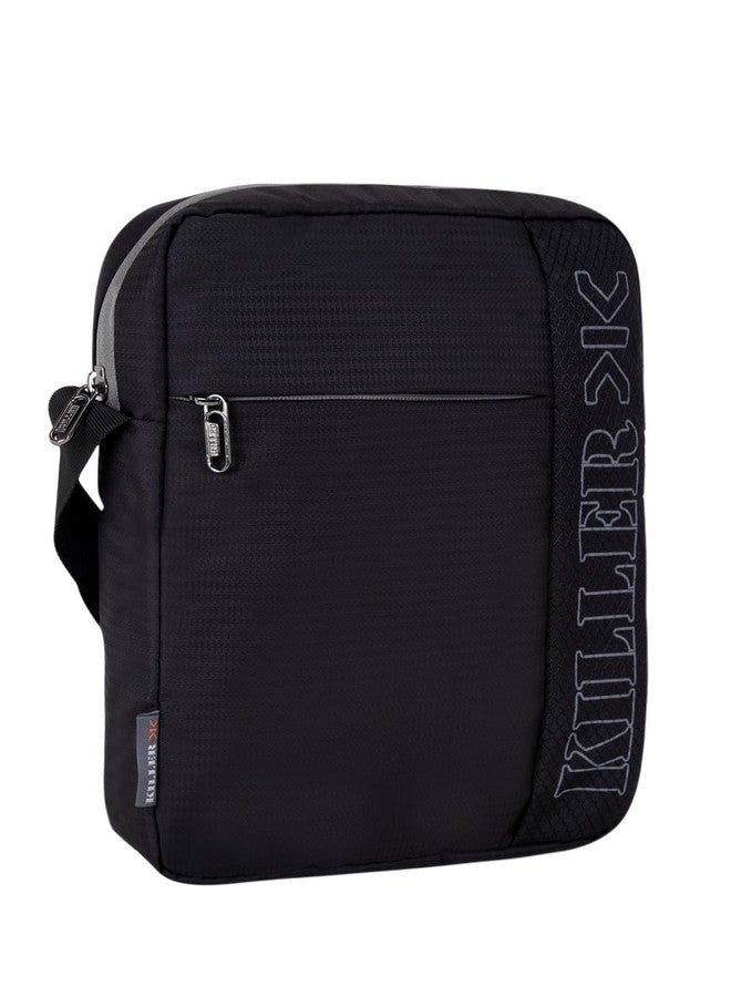 KILLER ENTIZO Traveler Sling Bag for 10" iPad/Tablet - Shoulder Side Sling Bag for Men - Black - Image 2