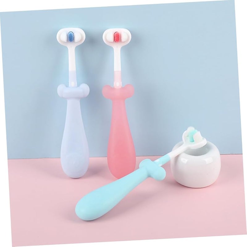 3Pcs Soft Bristles Toothbrush Set For Boys And Girls Kids Oral Care - Image 5