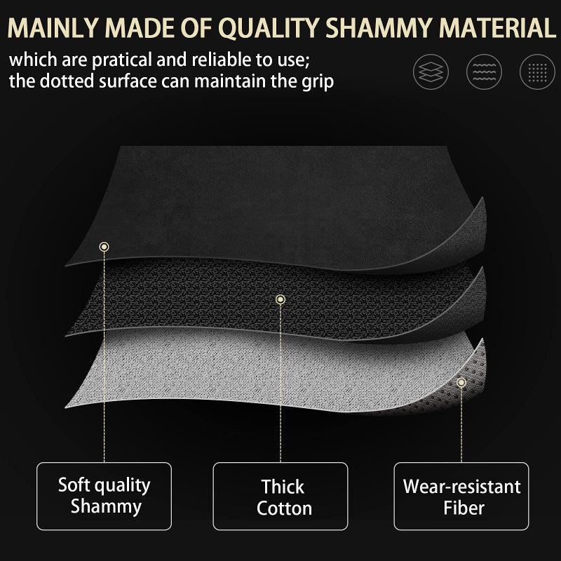 Aoriher 2 Pack Bowling Towel 9.8 Ã— 7.8 Inch Bowling Ball Towel Bowling Ball Shammy Microfiber Bowling Accessories to Wipe Off Bowling Towel with Easy Grip Shammy Bowling for Bowling Ball - Image 3