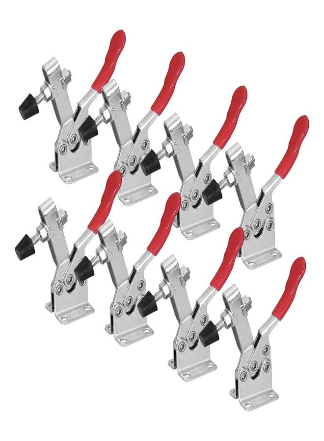 باورتيك مشبك تثبيت أفقي سريع الفك من باور تيك، سعة 300 رطل، موديل 201B، عبوة من 8 قطع - Image 1