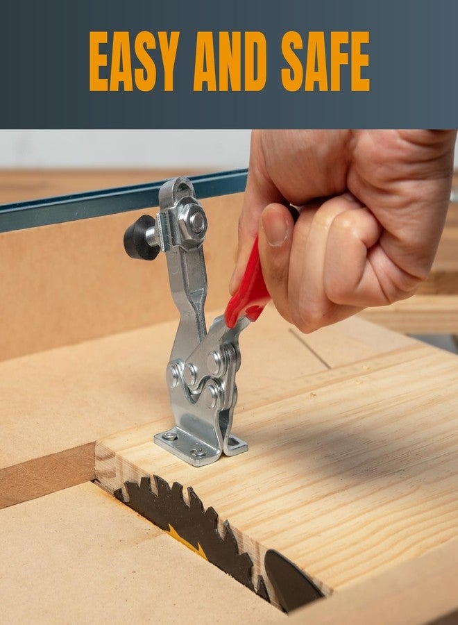 باورتيك مشبك تثبيت أفقي سريع الفك من باور تيك، سعة 300 رطل، موديل 201B، عبوة من 8 قطع - Image 3